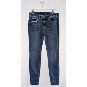 Judy Blue Jeans Womens 11/30 Blue Skinny Fit Stretch Denim Casual
